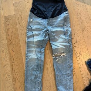 Madewell Light Blue Distressed Jeans